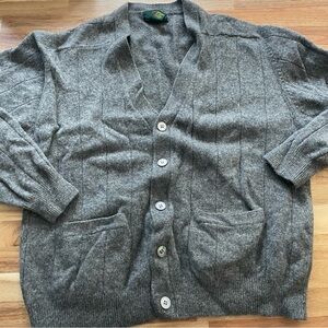 Club Room Gray Cardigan Sweater